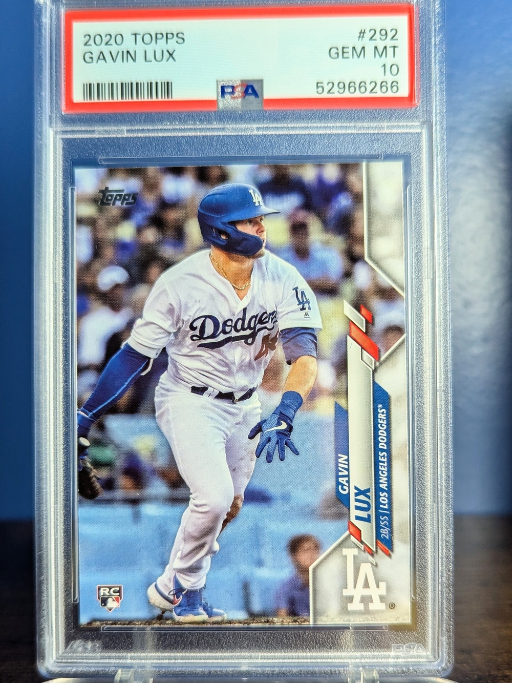2020 Topps Gavin Lux PSA GEM MINT 10 #292